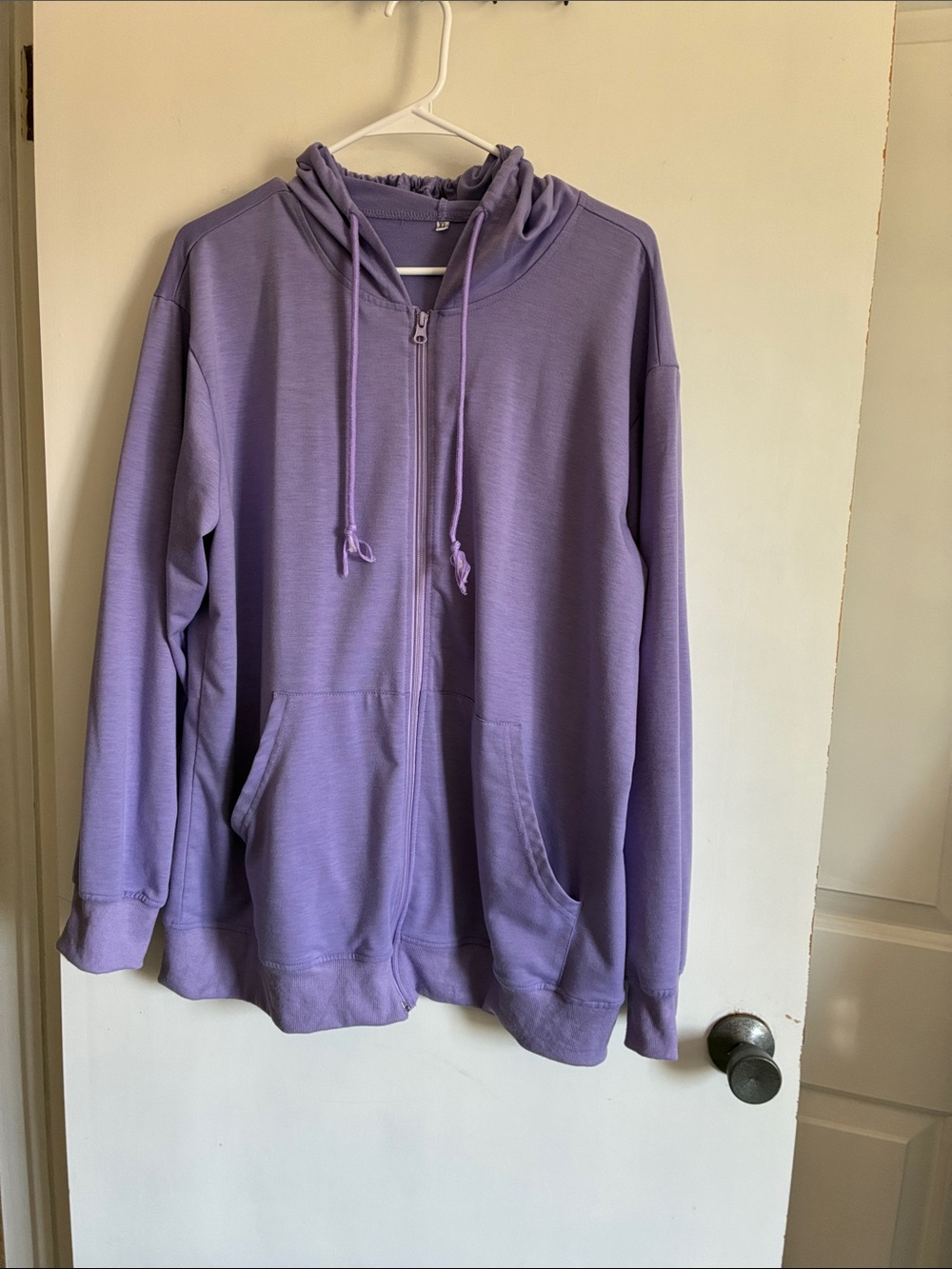 Amazon Lavender Full-Zip Hoodie with Drawstring